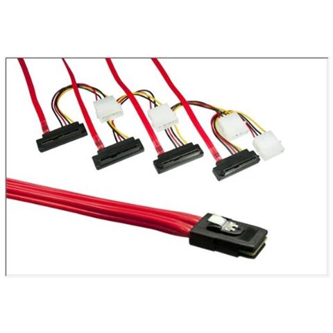 HQ Cavo Audio Ottico Toslink 1m – Toslink Maschio A Maschio, Colore Blu/Grigio, Per Home Cinema