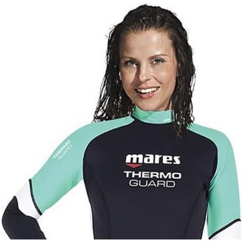 Thermo Guard Donna Long 0,5mm 6 Nero / acquamarina - Foto 2
