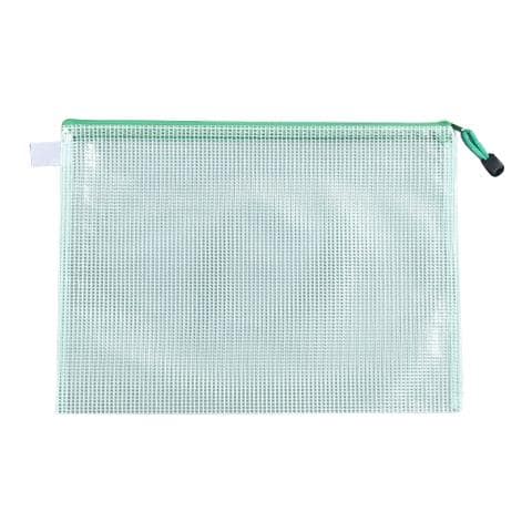 Buste Portadocumenti A5, Tasche In Plastica Con Cerniera, Confezione Da 12 Red - Foto 1