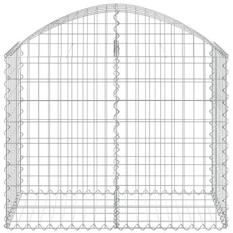 Cesto Gabbione Ad Arco 100x50x80/100 Cm Ferro Zincato - Foto 2