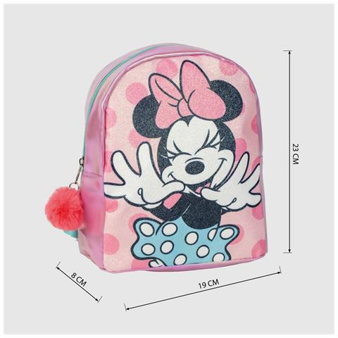 Zaino Casual Minnie Mouse Rosa 19 X 23 X 8 Cm - Foto 2