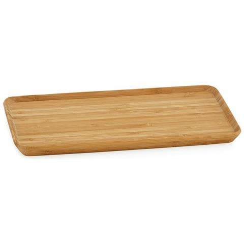 Vassoio Per Aperitivi Ax70063 Bambù Rettangolare 27 X 15 X 1,5 Cm - Foto 1