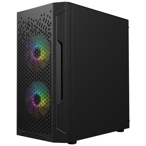 Case Aramis ARGB Tower micro-ATX, mini-ITX 1 Porta USB 3.0 Colore Nero (Finestrato) - Foto 7