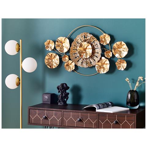 Decorazione Da Parete Chromium Metallo 50 Cm Rosso - Foto 1