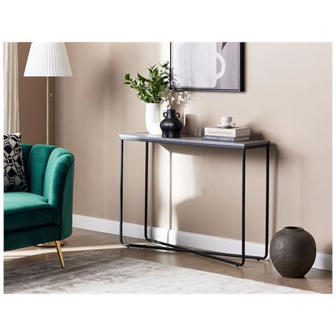 Tavolino Consolle Lakota Grigio Effetto Cemento - Foto 1