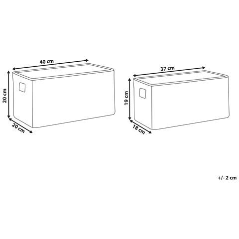 Set Di 2 Cestini Dongha Alghe Marine Naturale - Foto 13