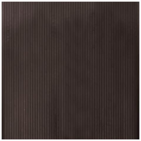 Tappeto Rettangolare Marrone Scuro 100x100 Cm In Bambù - Foto 2