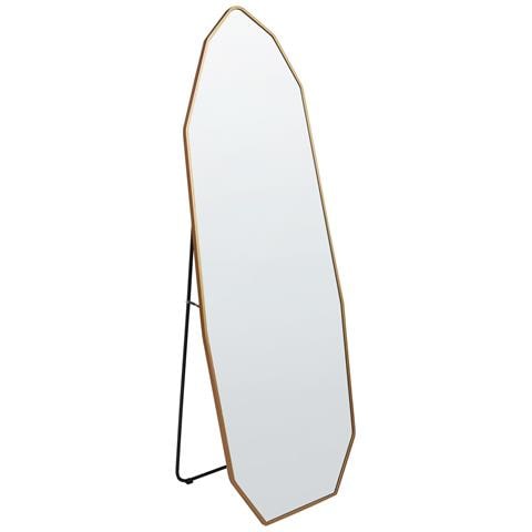 Specchio Da Parete Metallo Oro 49 X 165 Cm Tartas - Foto 7