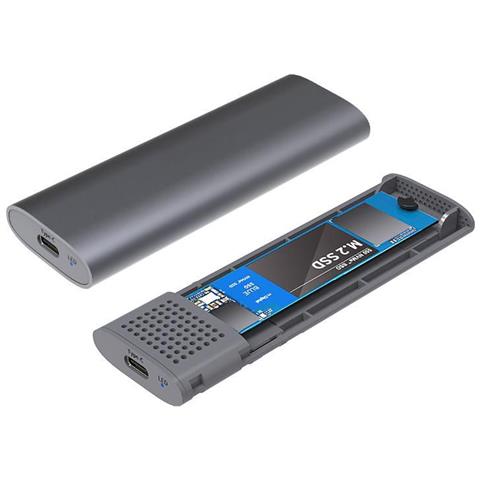 MSUB3304 contenitore di unità di archiviazione Box esterno HDD /SSD Nero - Foto 1