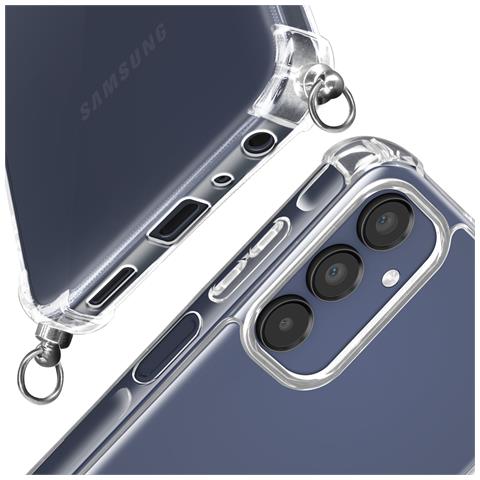 Cover Per Samsung A15 Silicone Anti-urto Cordino Nylon 70 Cm - Foto 2