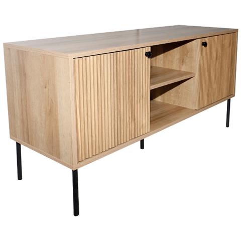 Edge Credenza In Legno Con 2 Ante E 2 Nicchie - Foto 2