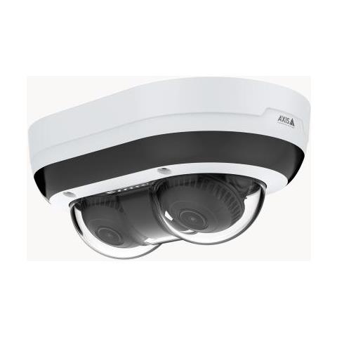Telecamera Ip P4708-PLVE Panoramica Multidirezionale a doppio sensore 2x8MP Bianco /Nero - Foto 2