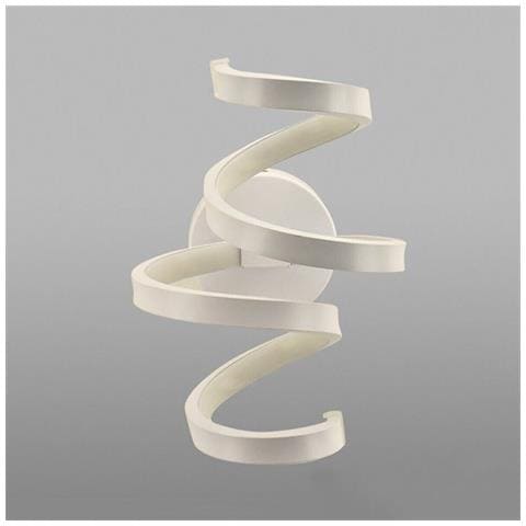 Applique Lampada Interno Moderna Parete Muro Spirale 18w Luce Fredda St-001 - Foto 4