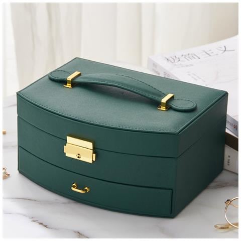 Portagioie Multistrato Con Chiusura A Chiave Green - Foto 4