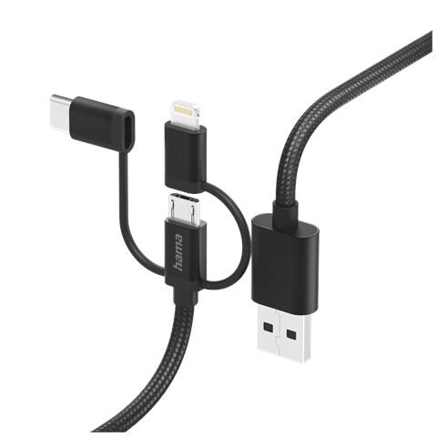 00139513 cavo USB USB 2.0 1,5 m USB A Micro-USB A Nero - Foto 2