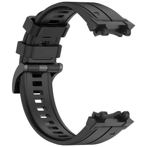 Cinturino Per Orologio In Silicone Con Fibbia Ispessita Per Amazfit T-rex 2/3 - Nero - Foto 1