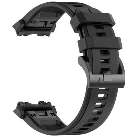 Cinturino Per Orologio In Silicone Con Fibbia Ispessita Per Amazfit T-rex 2/3 - Nero - Foto 4