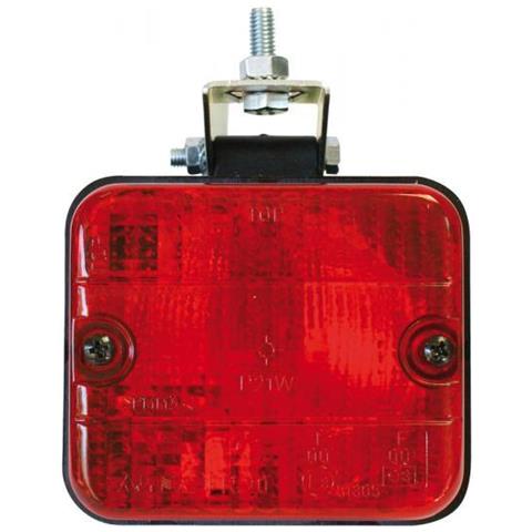 Fanale Retronebbia Rosso Quadrato - Foto 1