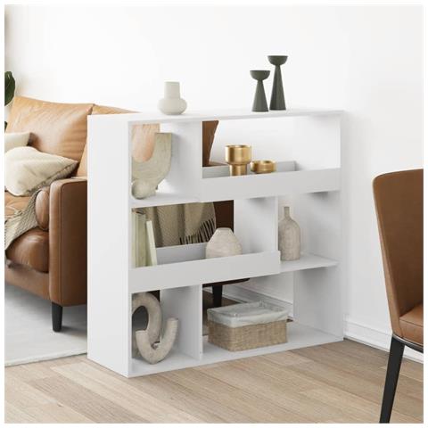 Divisorio Bianco 100x33x94,5 Cm In Truciolato - Foto 1