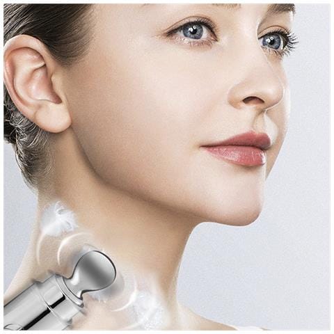 Massaggiatore Per Contorno Occhi + Crema Idratante. Microvibrazioni Ad Alta Frequenza. Effetto Rilassante, Rassodante. - Foto 2