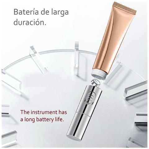 Massaggiatore Per Contorno Occhi + Crema Idratante. Microvibrazioni Ad Alta Frequenza. Effetto Rilassante, Rassodante. - Foto 6