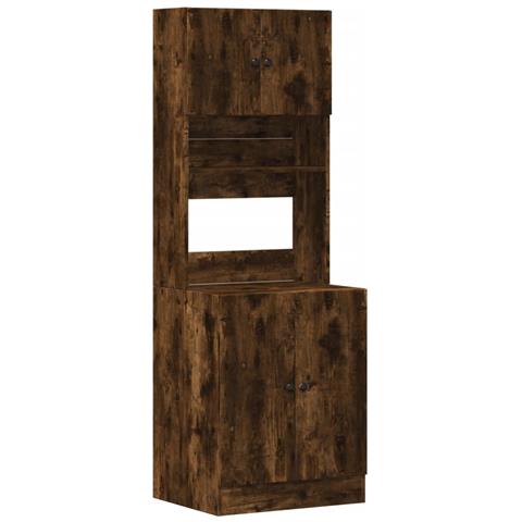 Mobile Da Cucina Rovere Fumo 60x50x180 Cm In Legno Multistrato - Foto 2
