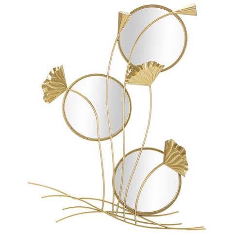 Specchio Con Cornice Mf499 - Oro - Metallo - 65x8x88 Cm - Foto 1