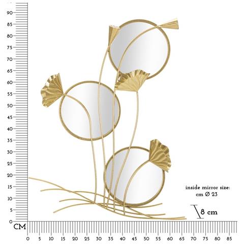 Specchio Con Cornice Mf499 - Oro - Metallo - 65x8x88 Cm - Foto 6