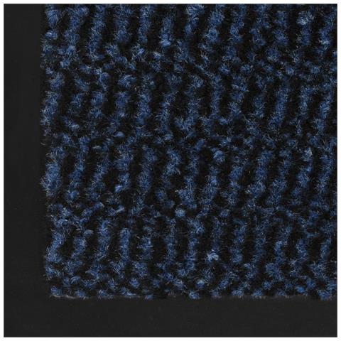 Tappeti Antipolvere 2 Pz Rettangolari Trapuntati 40x60 Cm Blu - Foto 5