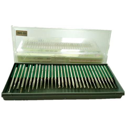 Set 30 Punte Diamantate Per Fresa Per Unghie Con Gambo Da 2,35 Mm - Foto 2