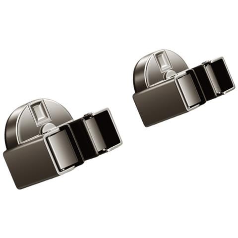 Porta Scopa Con Ventosa, Confezione Da 2 Pezzi, Supporto A Parete Senza Foratura Grey - Foto 2