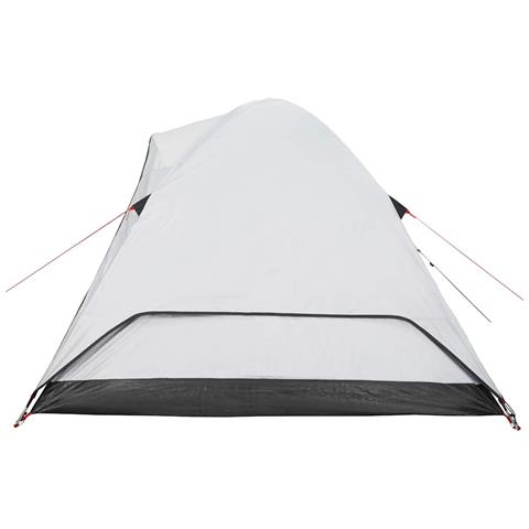 Tenda Familiare a Cupola 6 Persone Bianca Tessuto Impermeabile - Foto 8