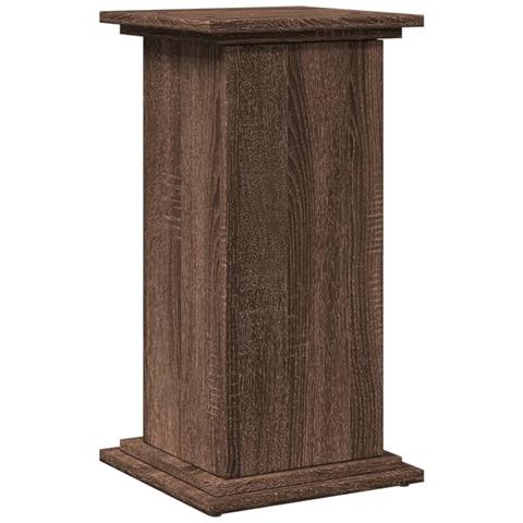 Espositore con Portaoggetti Rovere Marrone 31x30x60 Truciolato - Foto 1