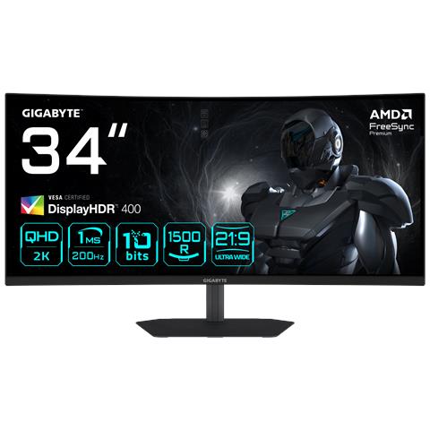 Monitor 34" VA Curvo G34WQC2 EK UltraWide Quad HD Tempo di risposta 1 ms - Foto 1