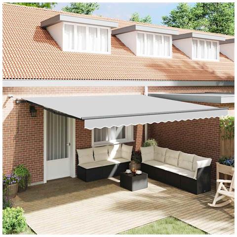 Tenda da Sole con Antracite 4,5 × 3,5 m Metallo - Foto 2