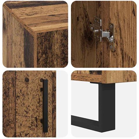 Scrivania Legno vecchio 140 x 50 x 75 cm Legno multistrato - Foto 9