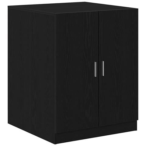 Mobile per lavatrice Rovere nero 70.5 x 71.5 x 91.5 cm - Foto 1