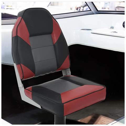 Set Sedile da Barca Pieghevole 4 pz con Schienale Alto - Foto 2