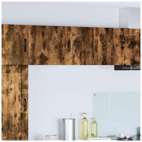 Pensile cucina con porta 2 pcs Rovere fumé 50 x 31 x 40 cm - Foto 2