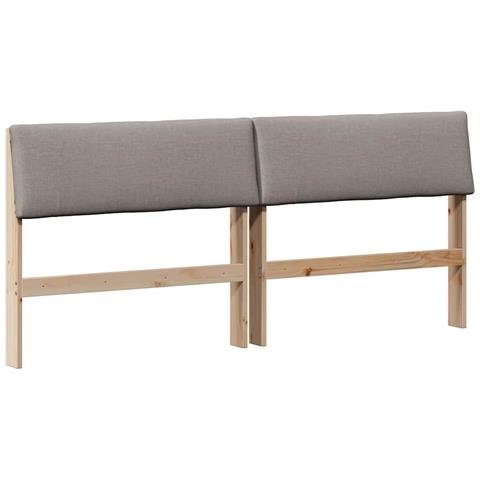 Testiera imbottita Talpa 200 cm Pino massello - Foto 1