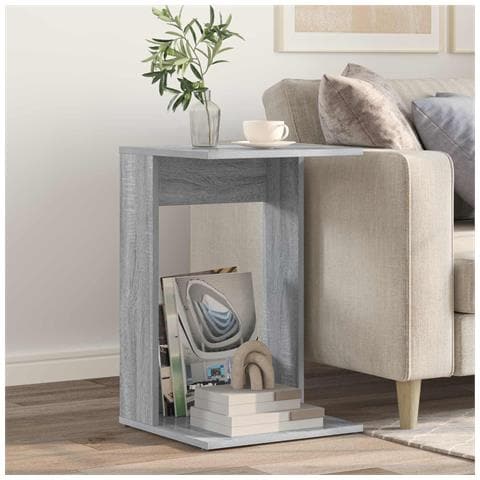 Tavolo laterale Grigio Sonoma 40 x 38 x 62,5 cm - Foto 2