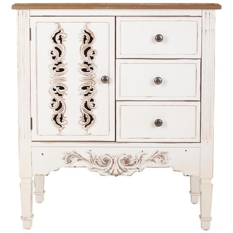 Mobile Da Ingresso In Legno Bianco 70x36x80h - Foto 2