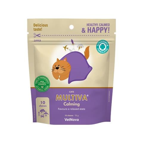 MULTIVA® Calming Gatto 10 compresse masticabili - Foto 1