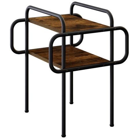 Tavolino da salotto Rovere Fumo 40 x 40 x 51 cm - Foto 1