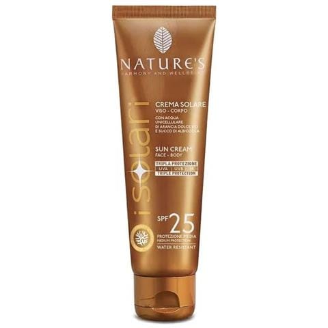 Nature'S i Solari Crema Viso Corpo SPF 25 75 ml Edizione Limitata Travel Size - Foto 1