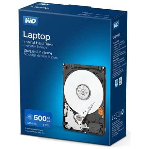 Hard Disk Interno WD Laptop Mainstream 500 GB 2.5" Sata II 3 GB / s Buffer 8 MB 5400 Rpm - Foto 3