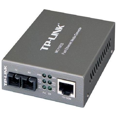 10/100 Mbps, Rj45 To 100 Mbps Single-Mode Sc Fiber Converter, Full-Duplex, Up To 20 Km, Switching Power Adapter, Chassis Mountable - Foto 3