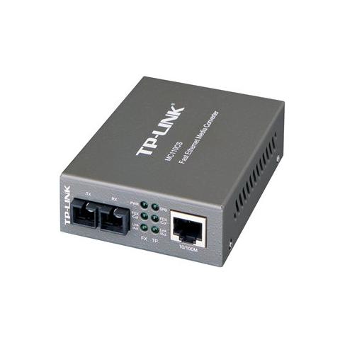 10/100 Mbps, Rj45 To 100 Mbps Single-Mode Sc Fiber Converter, Full-Duplex, Up To 20 Km, Switching Power Adapter, Chassis Mountable - Foto 1