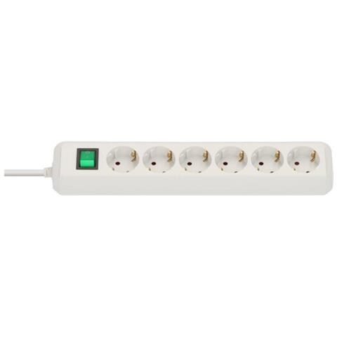 1159520400 prolunghe e multiple 3 m 6 presa (e) AC Interno Bianco - Foto 2