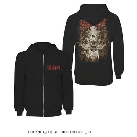 Slipknot - Skull Teeth (Felpa Con Cappuccio Unisex Tg. M) - Foto 1